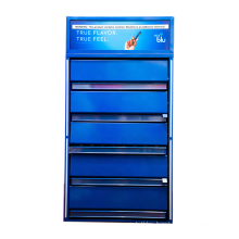 Modern Durable Metal Floor Standing Cigarette Rack Display Stand Used in Supermarket/ Store / Gas Station